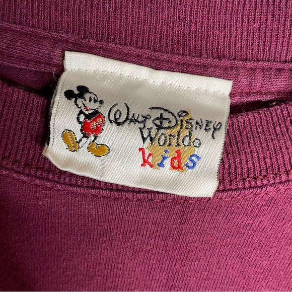Vintage Disney Twilight Zone Tower Of Terror Mickey Mouse tshirt medium burgundy - Picture 5 of 7